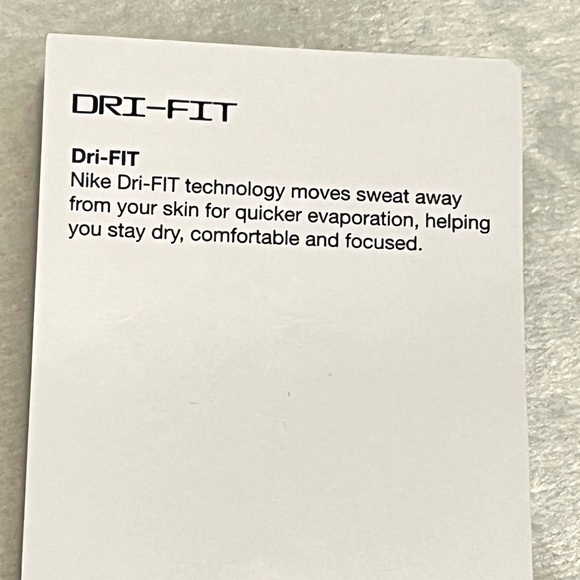 Nike One Women’s Dri-Fit High- Waisted 7/8 Length Charcoal & Black Leggings - Picture 7 of 16